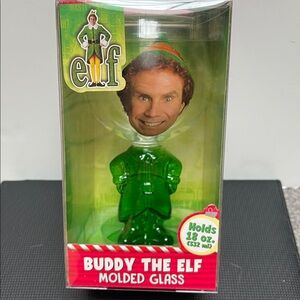 Buddy the Elf Molded Glass Holds 18 oz. - NIB